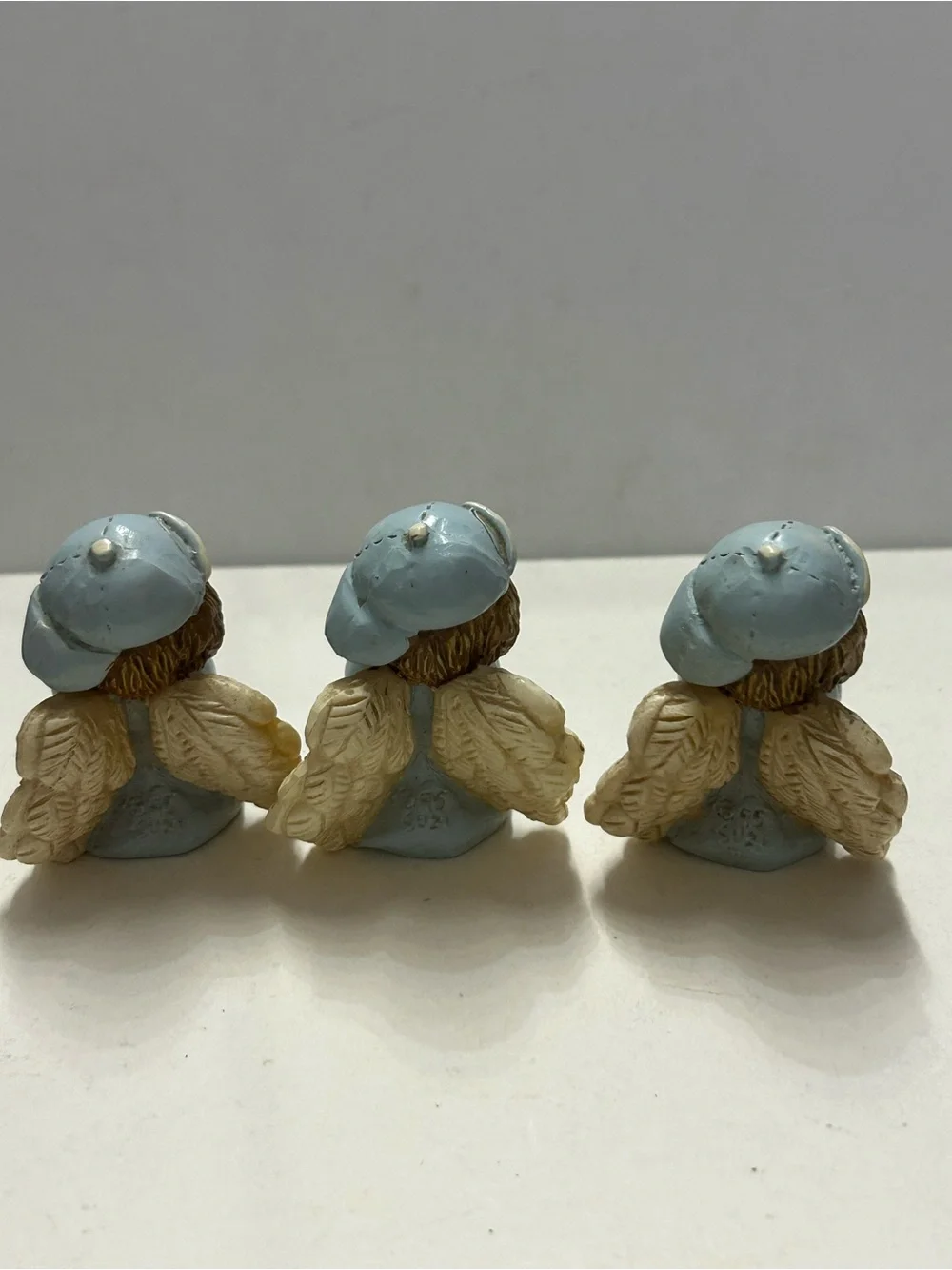 Vintage Guardian Angels by Suzi Skoglund Set of 6 Holding Frog and Cat